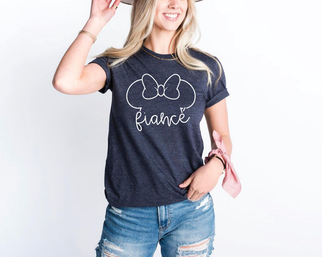 Disney Fiance Shirt, Engaged Era Tee, Personalized Fiance Gift, Ms to Mrs Shirt, Engagement Gift Tee, Bridal Shower Disney Shirt