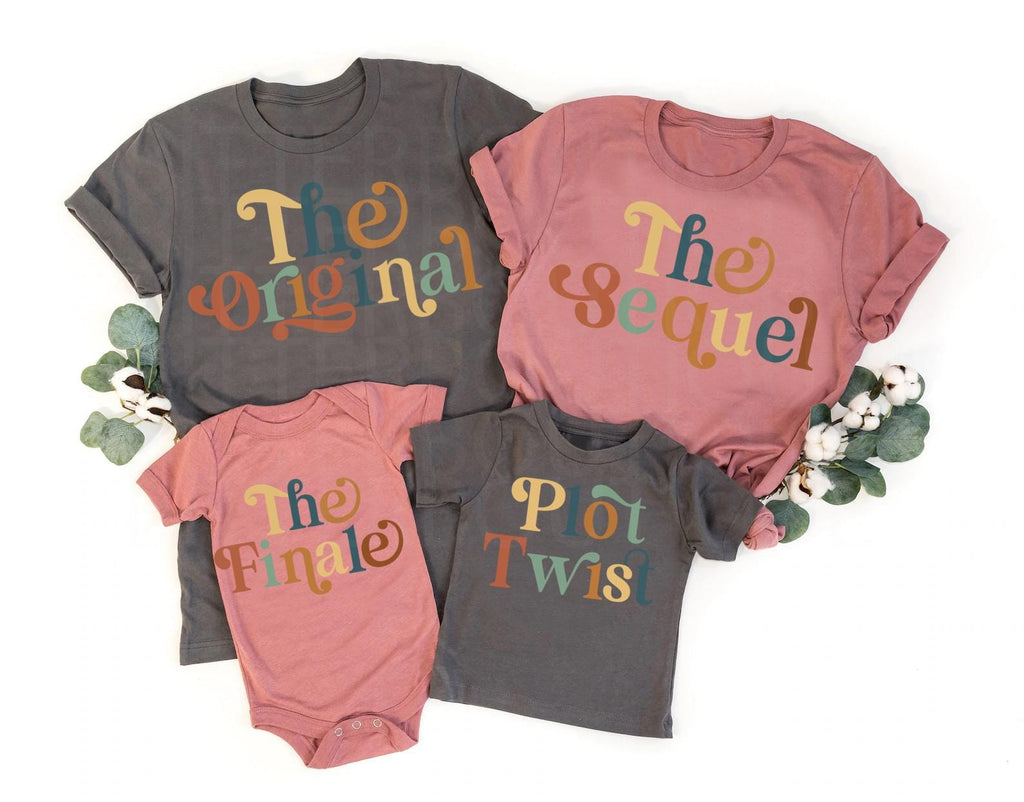 a group of three onesuits that say the same