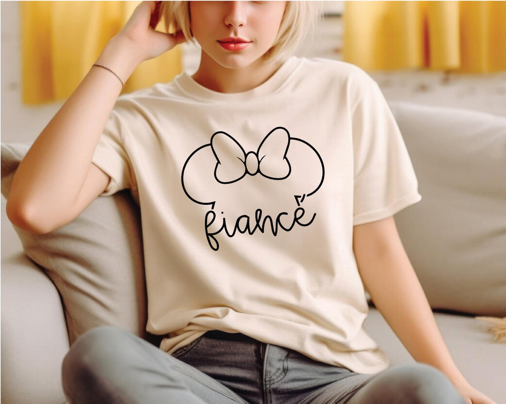 Disney Fiance Shirt, Engaged Era Tee, Personalized Fiance Gift, Ms to Mrs Shirt, Engagement Gift Tee, Bridal Shower Disney Shirt