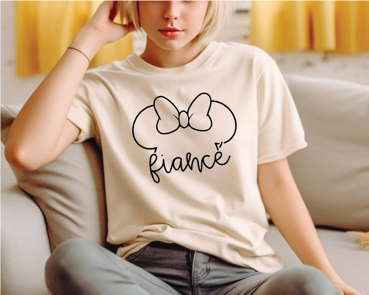 Disney Fiance Shirt, Engaged Era Tee, Personalized Fiance Gift, Ms to Mrs Shirt, Engagement Gift Tee, Bridal Shower Disney Shirt