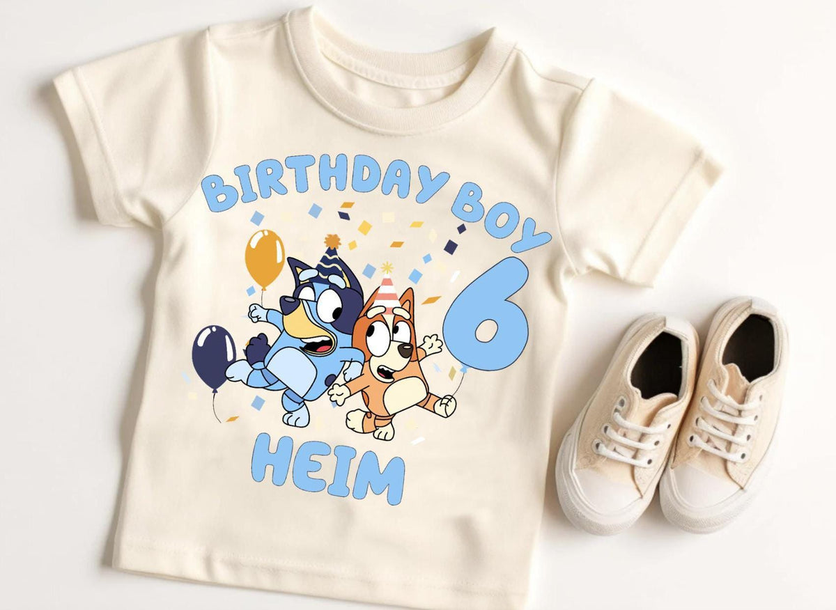 a pair of shoes and a t - shirt with a cartoon character on it