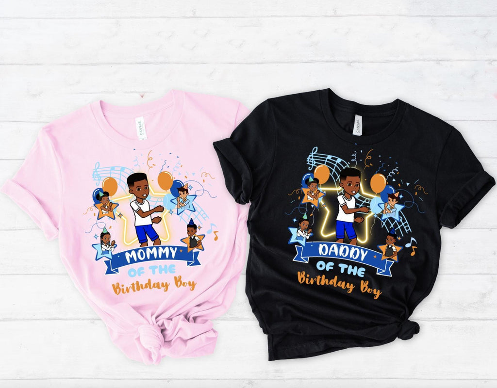 a couple of shirts that are on a table