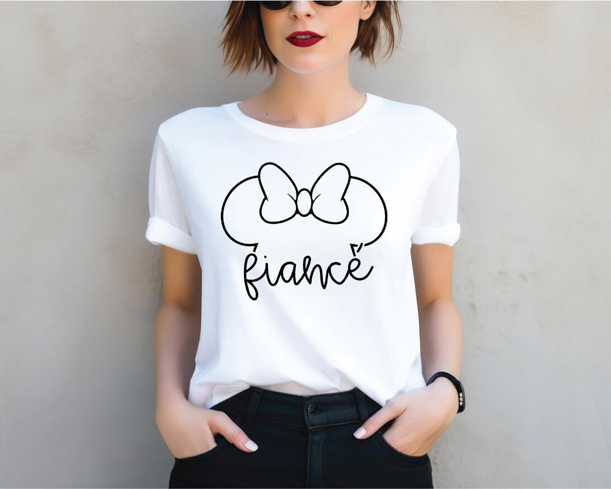 Disney Fiance Shirt, Engaged Era Tee, Personalized Fiance Gift, Ms to Mrs Shirt, Engagement Gift Tee, Bridal Shower Disney Shirt