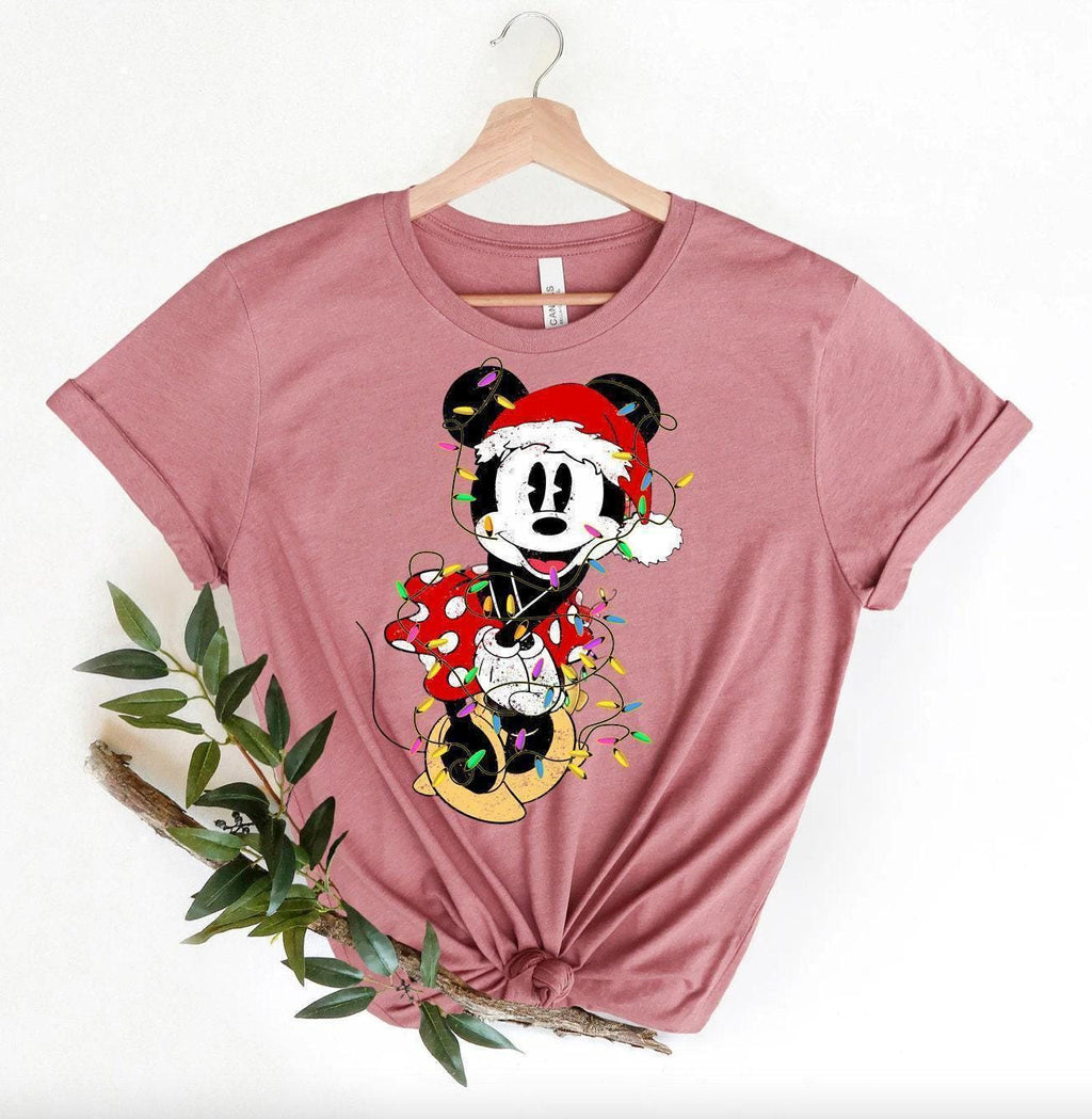 a t - shirt with a minnie mouse on it