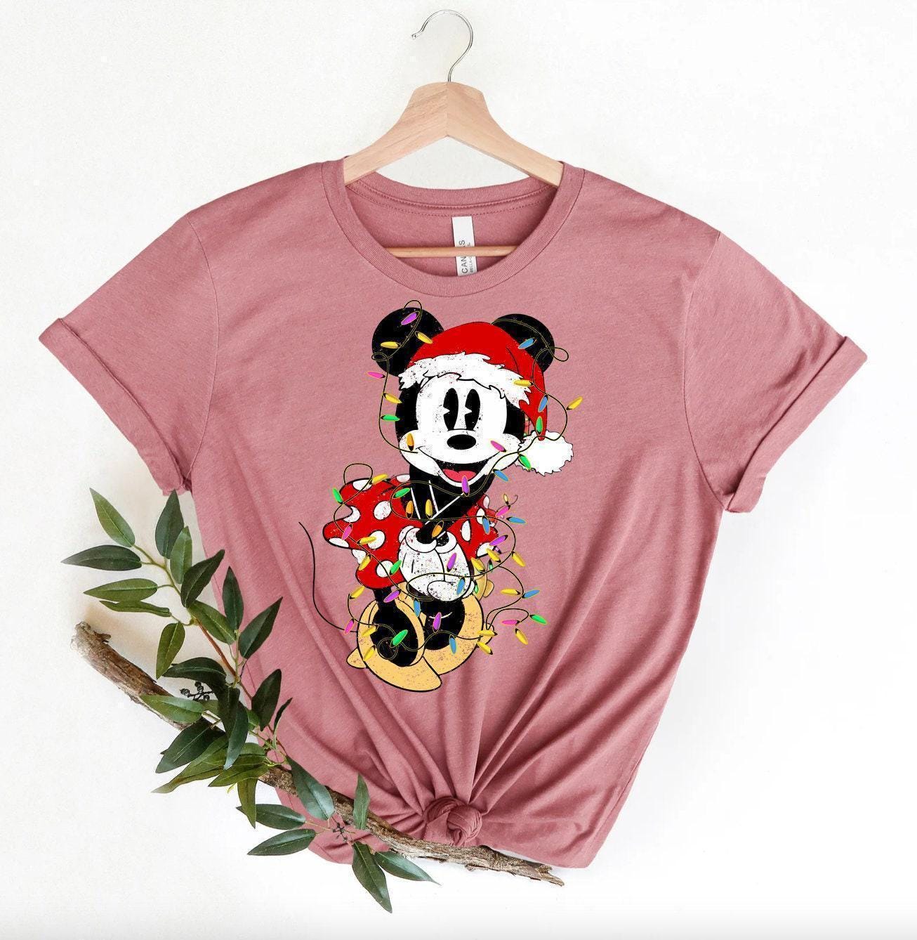 a t - shirt with a minnie mouse on it