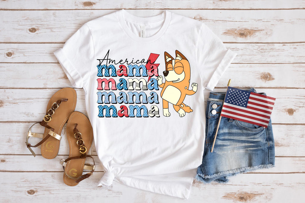 a t - shirt with the words mama mama mama on it
