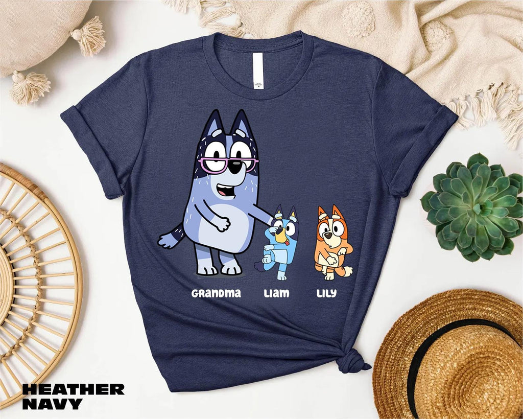 a t - shirt with an image of a cat and a dog on it